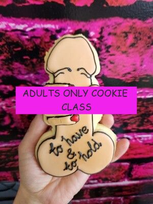 Adults Only Valentines cookie class Friday the 13th February