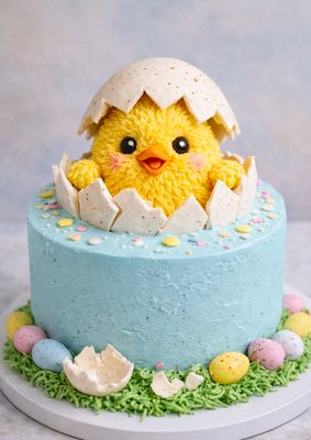 29th March Easter Chicky cake