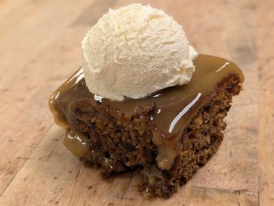 Sticky toffee pudding