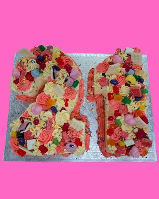 NUMBER CANDY CAKE