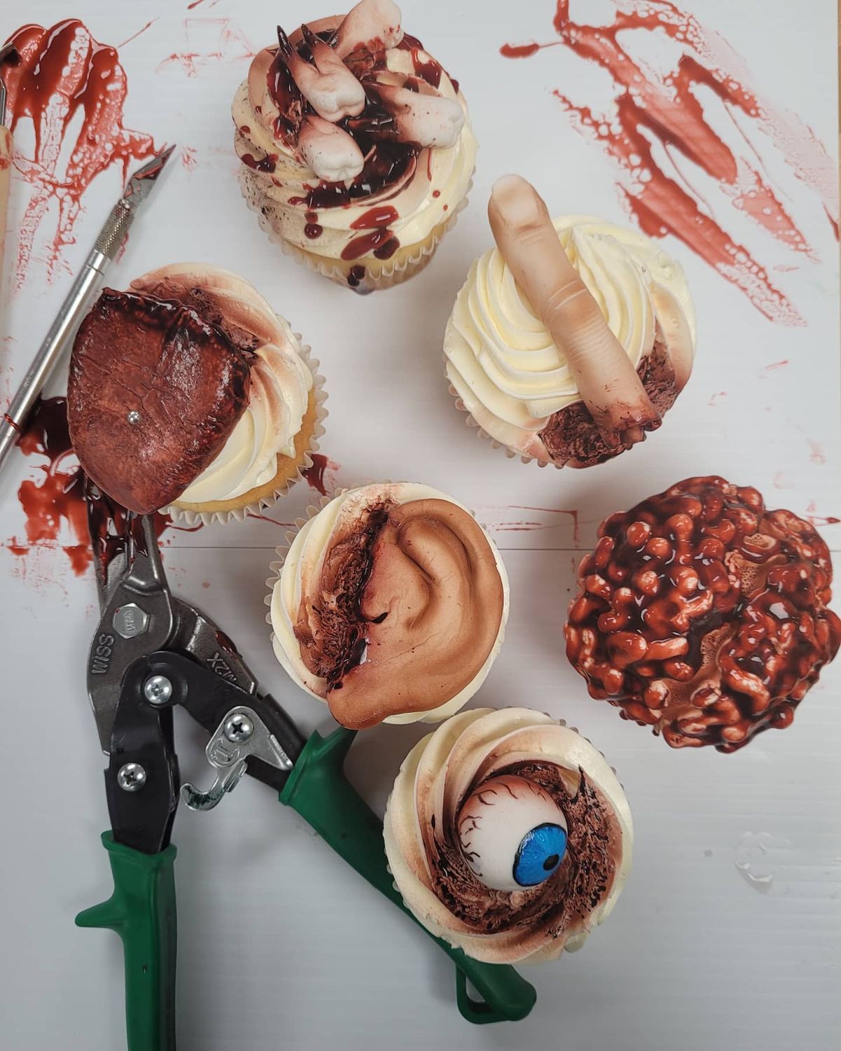 Body Part cupcake 6 pack