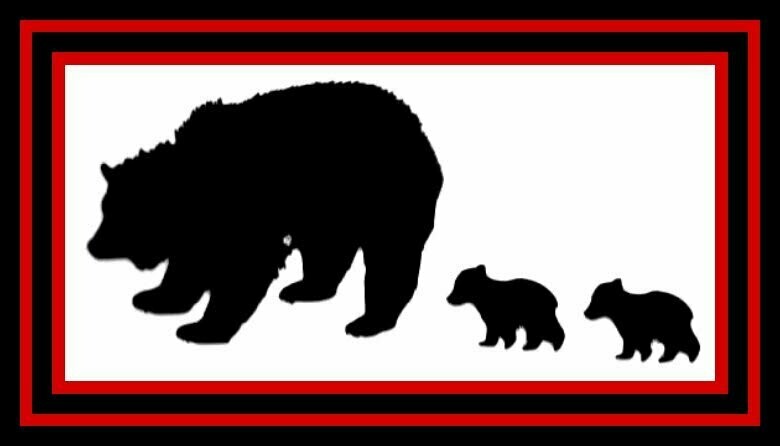 Mumma Bear 2 Cubs