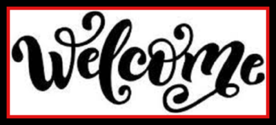 Welcome Font Sign