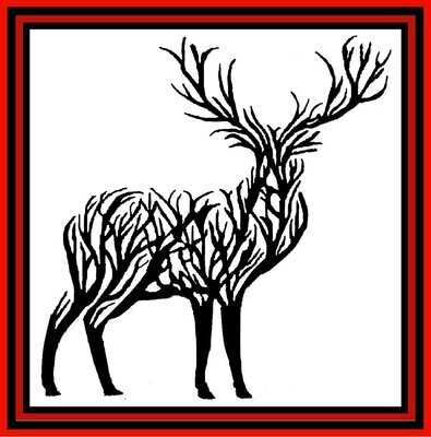 Woodland Tree Deer