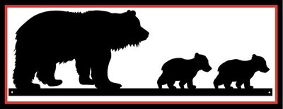 Mumma Bear Two Cubs