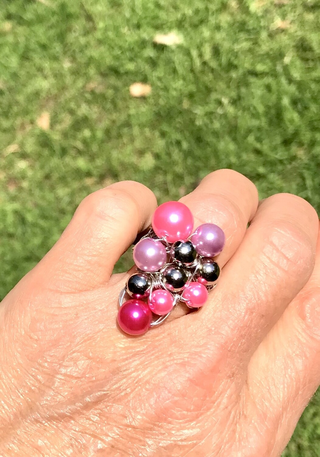 BAGUE MIX ROSE