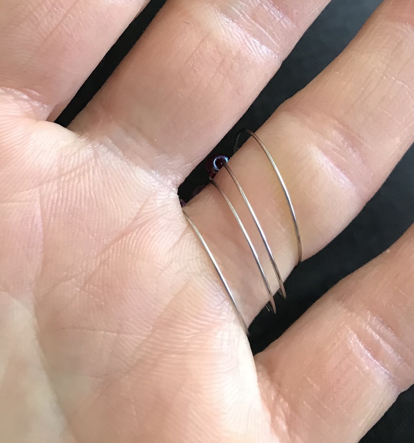 BAGUE CERCEAU ROSÉE