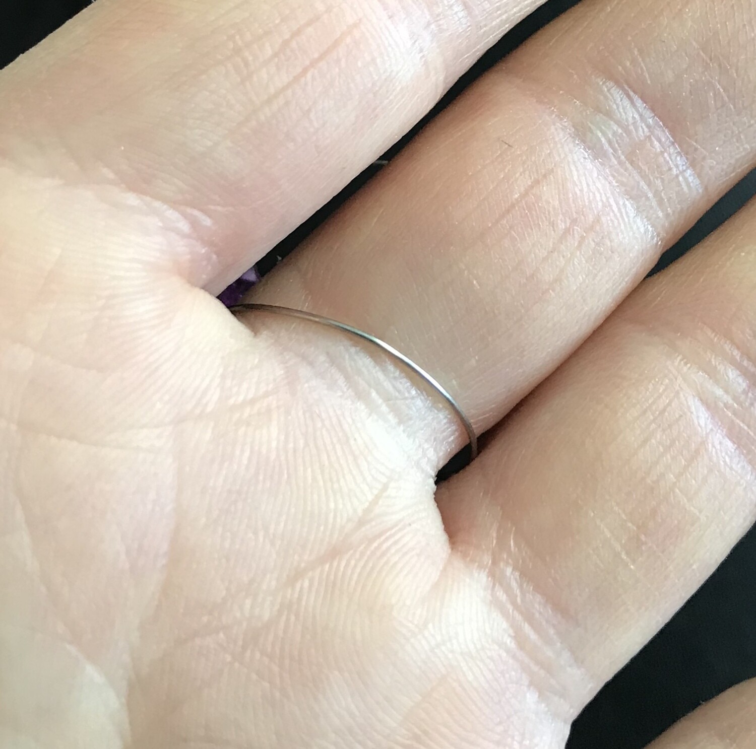BAGUE FUNNY MAUVE