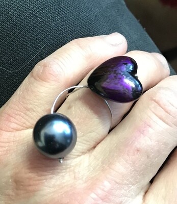 BAGUE COEUR ENCERCLÉ