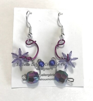 BOUCLES D’OREILLES DANSE ÉTOILÉES