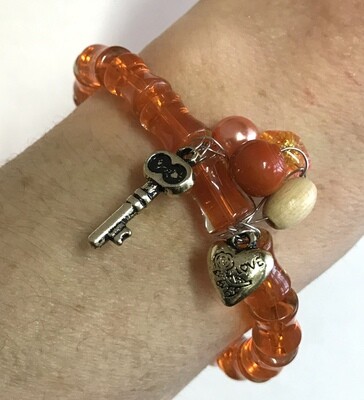 BRACELET CLÉ  DU COEUR