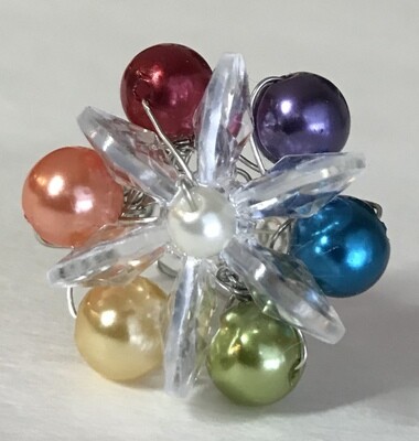 BAGUE ÉTOILÉE ARC-EN-CIEL 