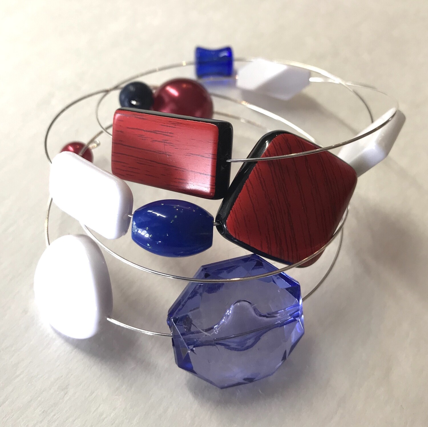 BRACELET FUNNY BLEU BLANC ROUGE