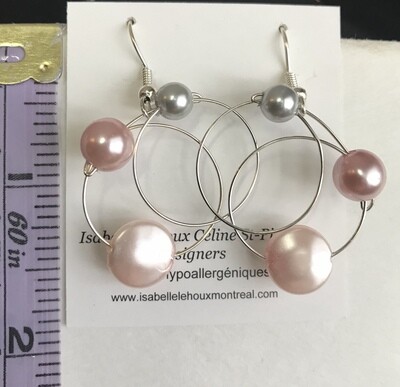 BOUCLES D’OREILLES C CHIC PASTEL 