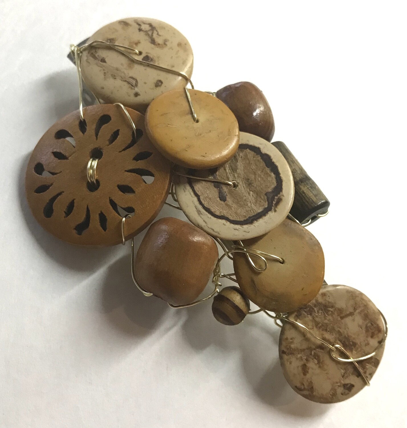 BARRETTE BOIS TAN