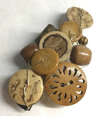 BARRETTE BOIS TAN