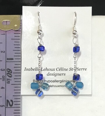 BOUCLES D’OREILLES FLEUR DE LYS