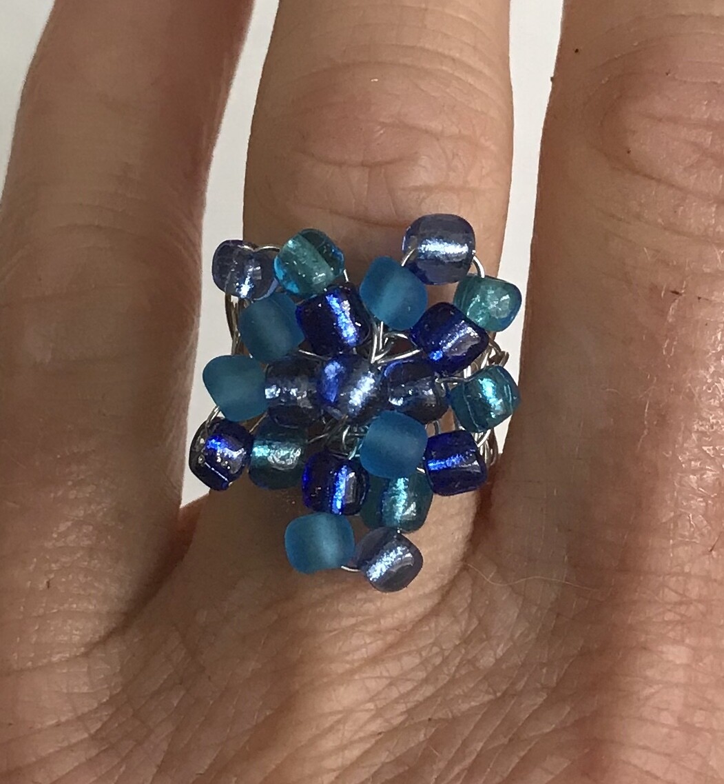 BAGUE EN BLEU