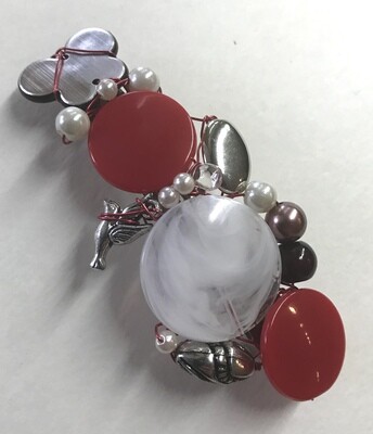 BARRETTE BLANCO ROUGE