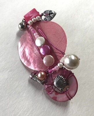 BARRETTE ROSE