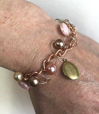 BRACELET SOUVENIR HEUREUX ROSE