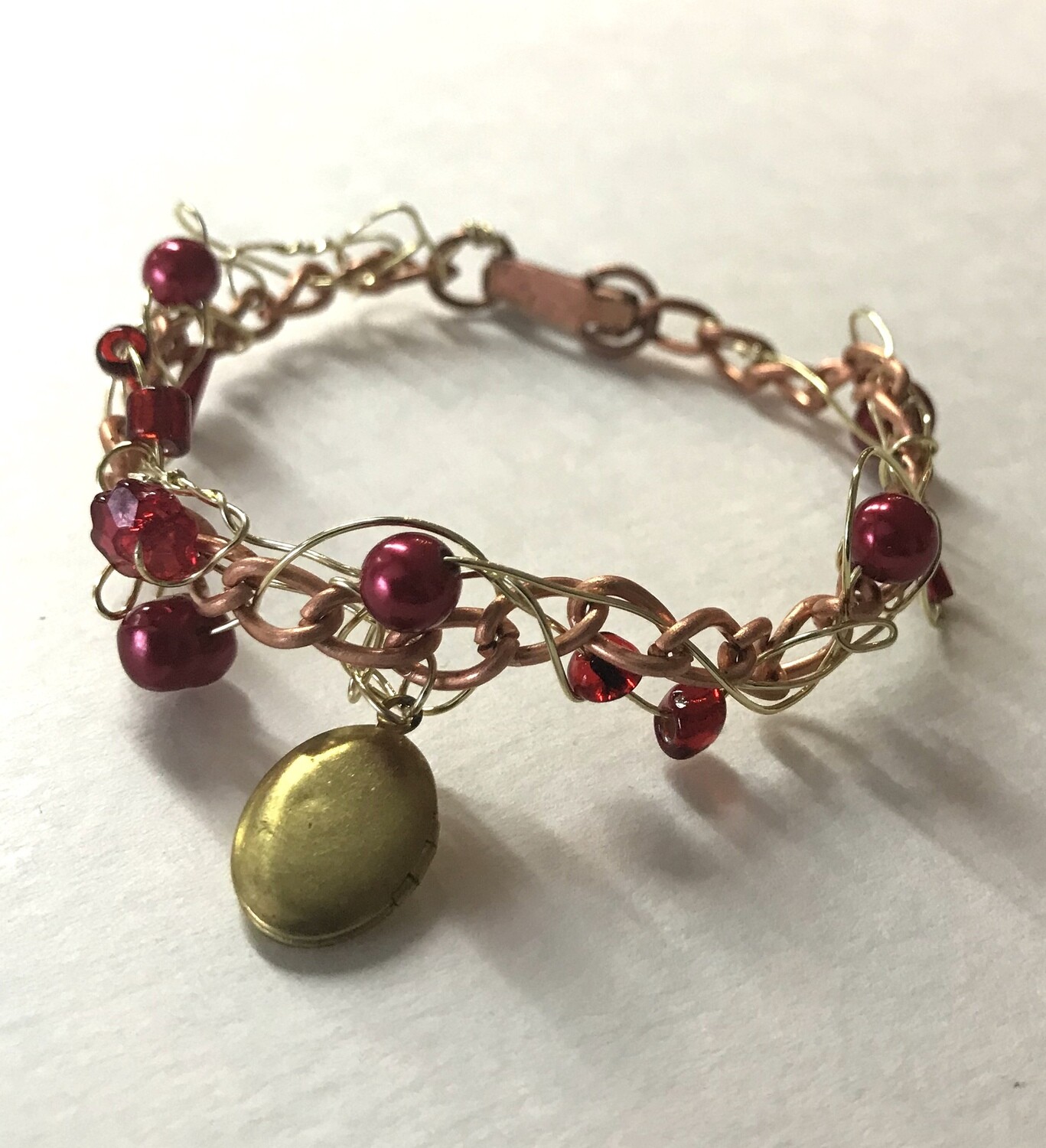 BRACELET SOUVENIR HEUREUX ROUGE