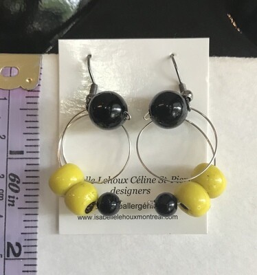 BOUCLES D’OREILLES LES ABEILLES