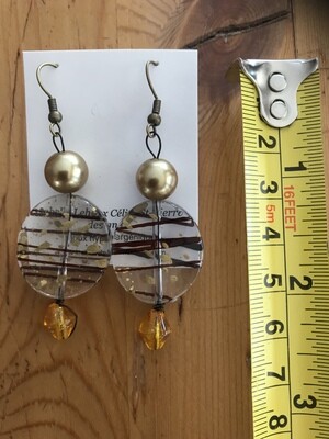BOUCLES D’OREILLES OR LIGNÉES