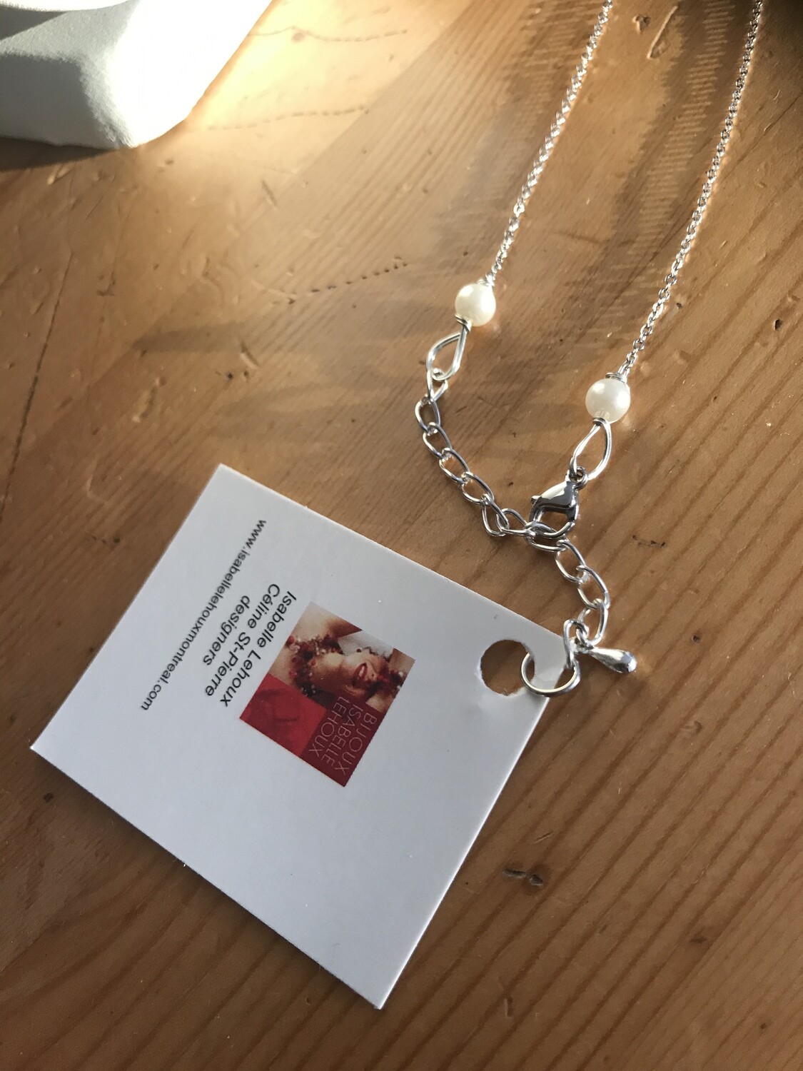 ENSEMBLE BIJOUX PERLE POP CORN