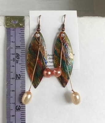 BOUCLES D’OREILLES PEINTES À LA MAIN VITAMINÉES
