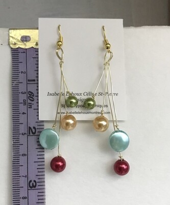 BOUCLES D’OREILLES MOBILES PASTEL