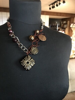 ENSEMBLE 3 BIJOUX TORSADE CHOCOLATÉE