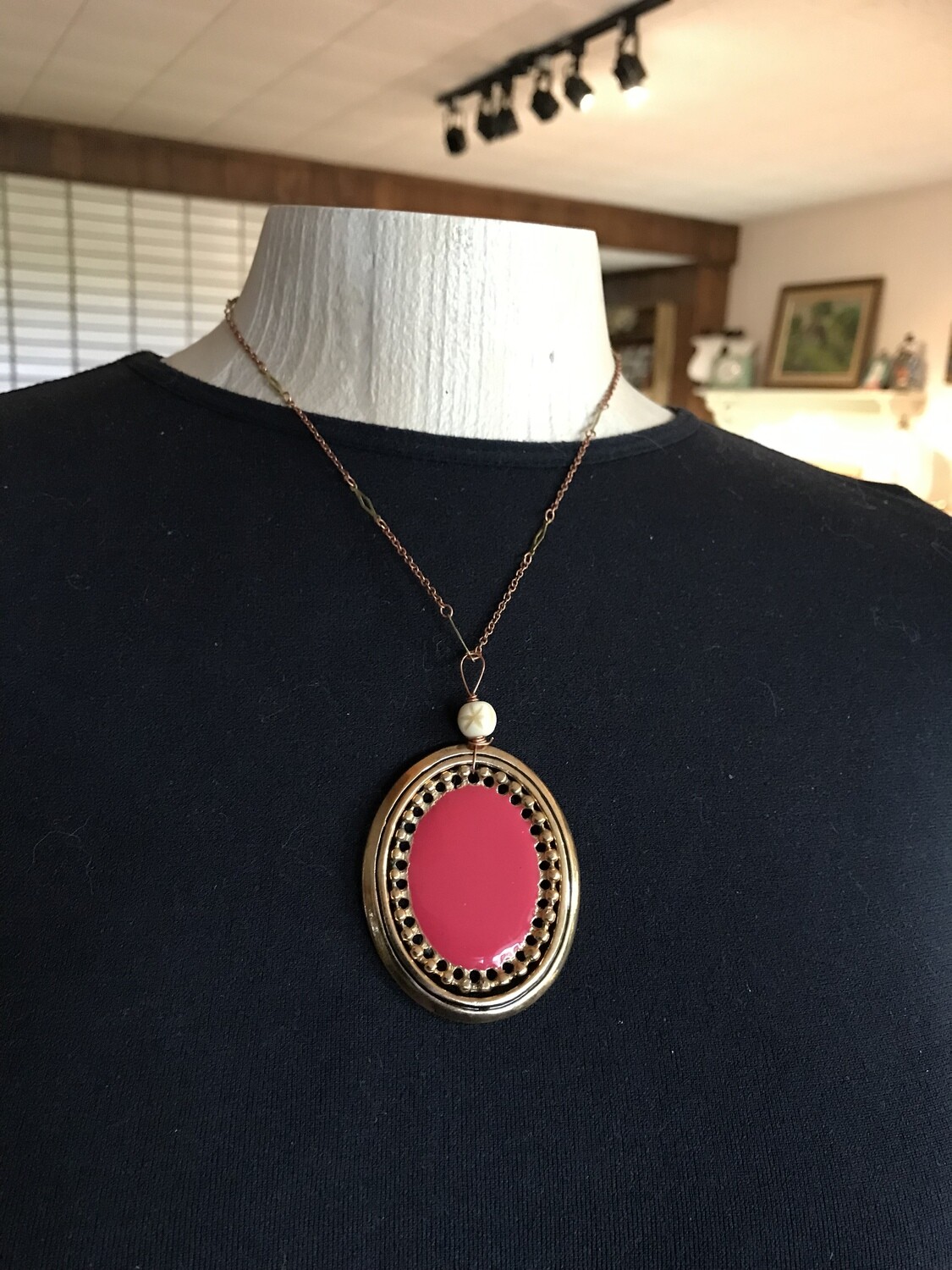 COLLIER CHAT RÉVERSIBLE