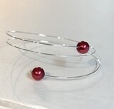 BRACELET DUO PERLES ROUGE