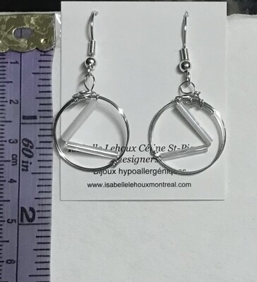 BOUCLES D’OREILLES VERSA BLANCHES