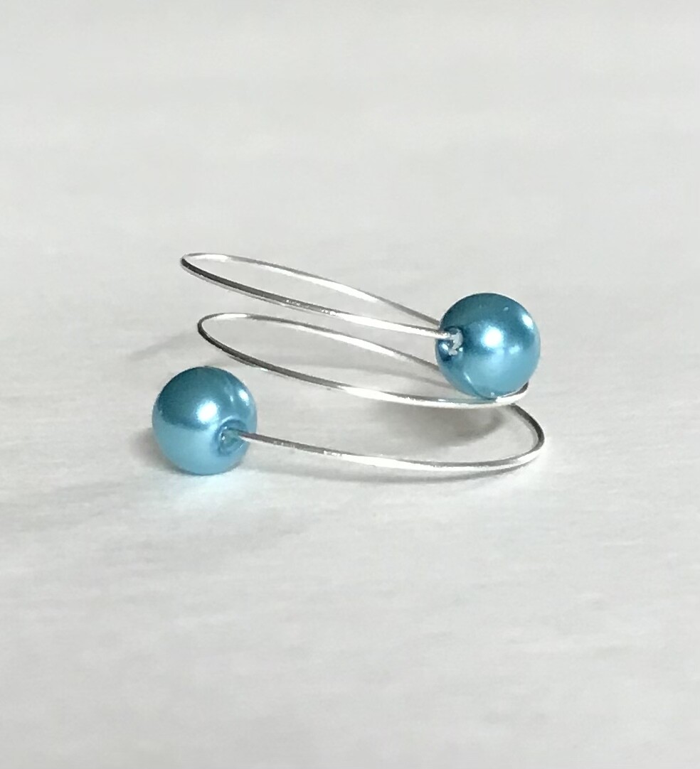 BAGUE PERLES TURQUOISE