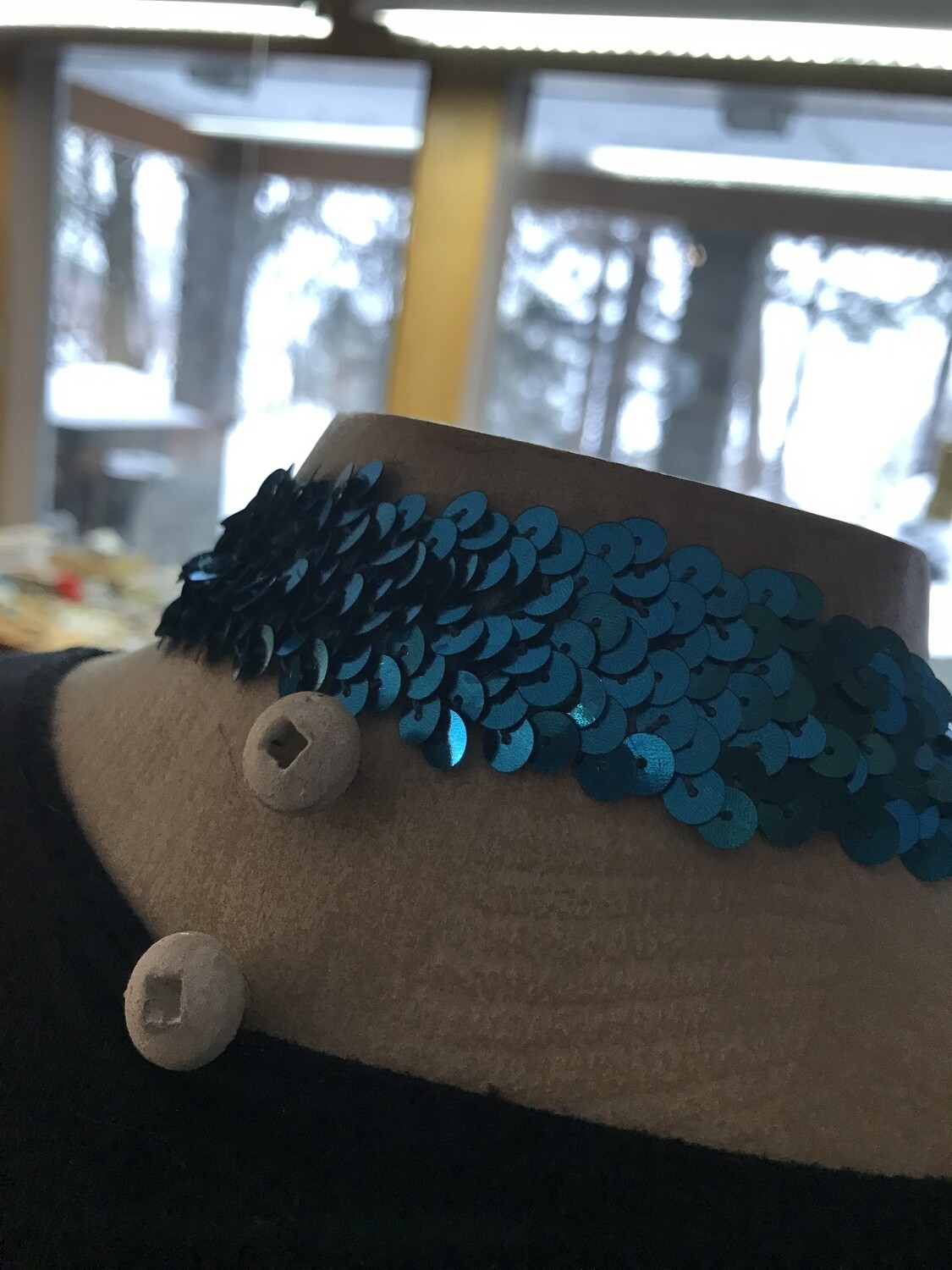 COLLIER DANDY BLEU