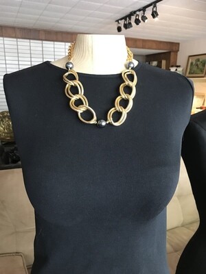 COLLIER OR HÉMATITE