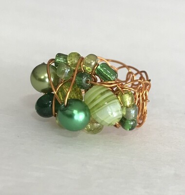 BAGUE VERT ÉTERNEL