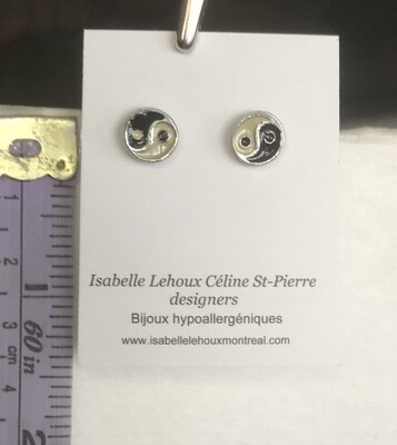 BOUCLES D’OREILLES D’OREILLES YIN ET YANG