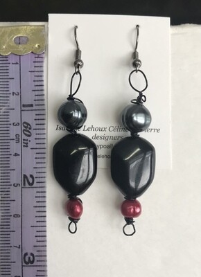 BOUCLES TRIOLET FONCÉ 