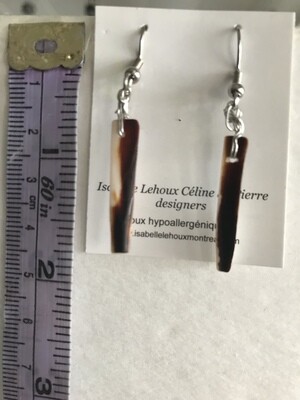 BOUCLES D’OREILLES COQUILLAGES NATURELS