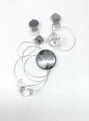 BOUCLES D’OREILLES FASCINATION ARGENTÉ