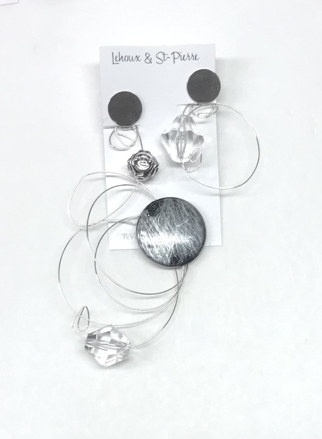BOUCLES D’OREILLES FASCINATION ARGENTÉ