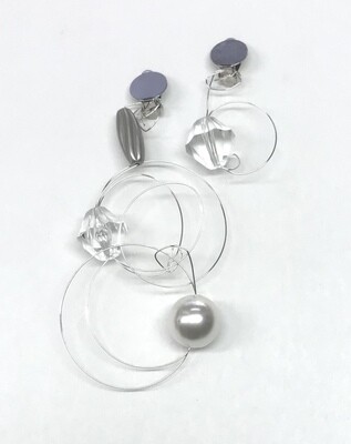 BOUCLES D’OREILLES FASCINATION BLANCHE