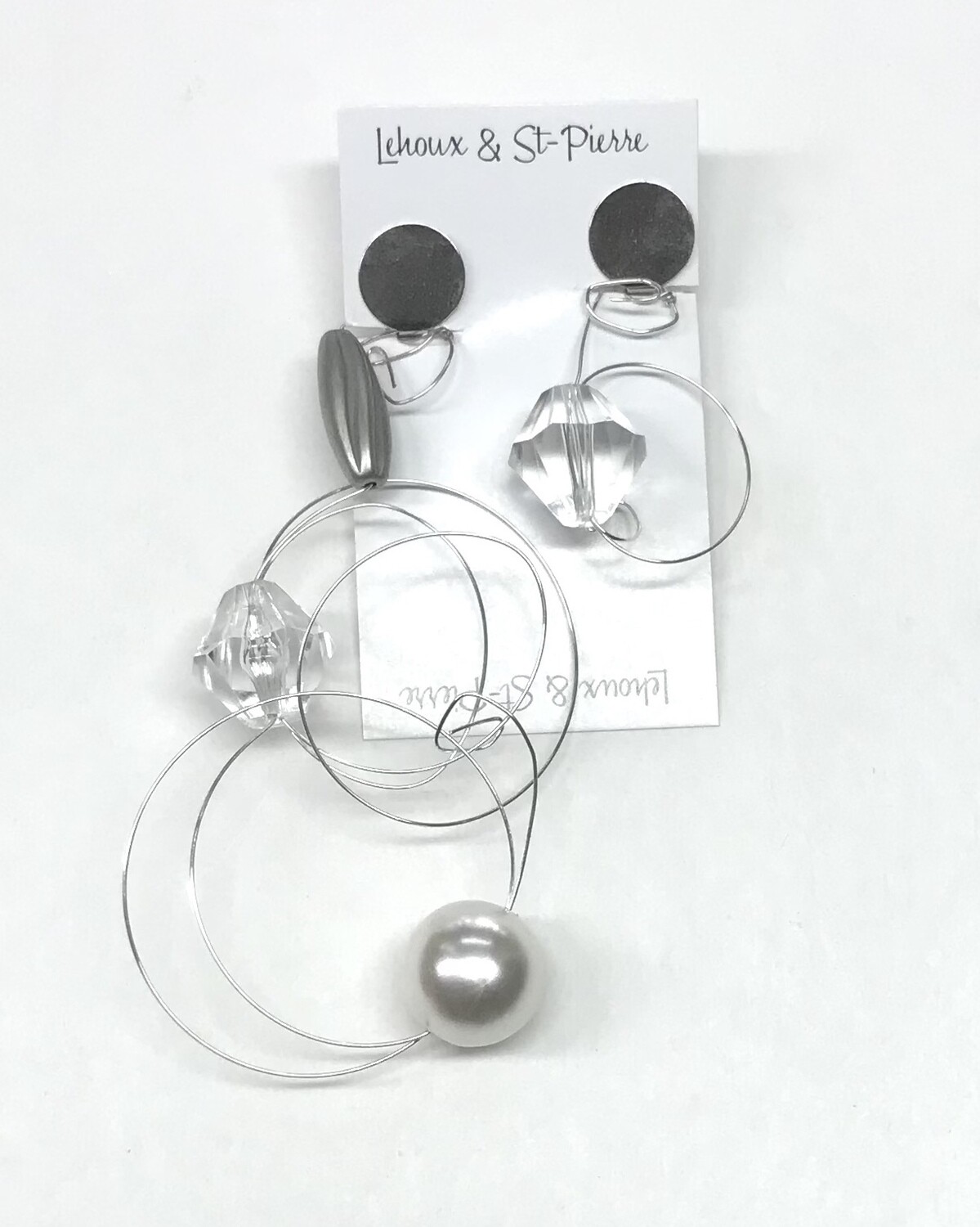 BOUCLES D’OREILLES FASCINATION BLANCHE