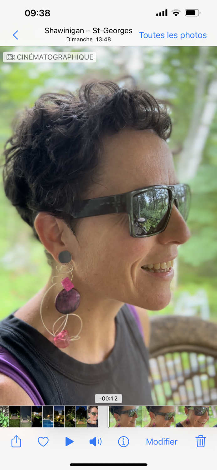 BOUCLES D’OREILLES FASCINATION ROSE