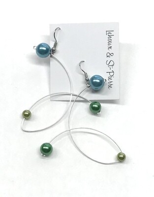BOUCLES D’OREILLES ARABESQUES 