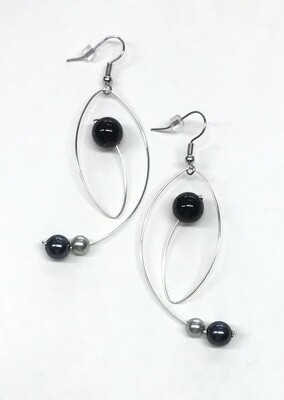 BOUCLES D’OREILLES PERLES D’ESPACE 