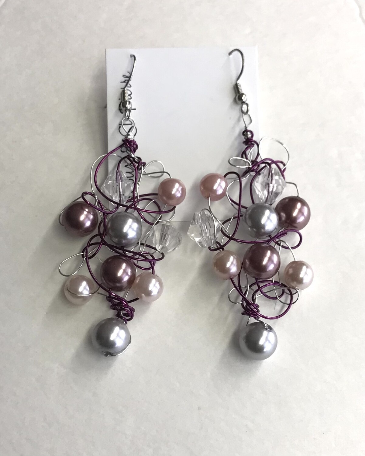 BOUCLES D’OREILLES ROYALES BURGUNDY